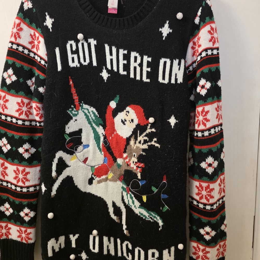 No Boundaries Black Sweater